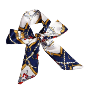 🚨 Passion Classic Chains Silk Twilly Scarf